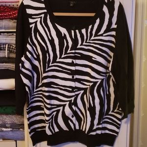 Talbots Woman's 3/4 Sleeve Charming Cardigan